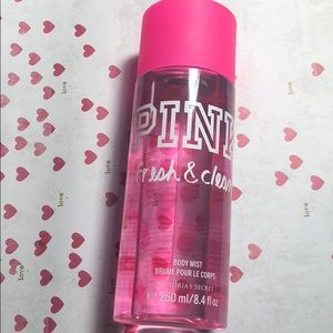 Pink body spray.PRICE DROP ONE HOUR!🎉🎉